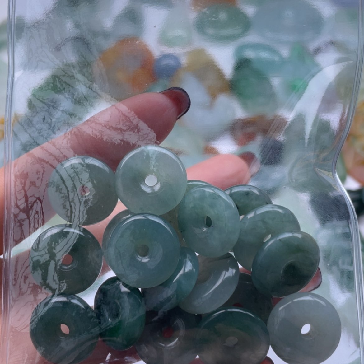 【闪购商品】定制翡翠未镶嵌?****小扣子