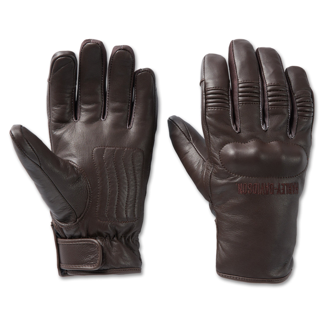 哈雷原厂手套，山羊皮，黑97116，棕97117