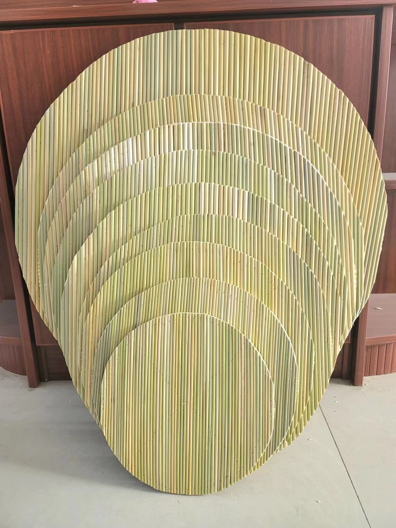 绿杆盖帘多尺寸拍1发2包饺子圆形双层加厚饺子盘家用纯手工盘子