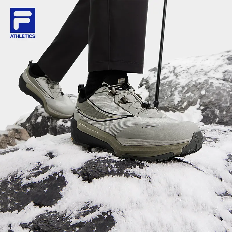 FILA/斐乐【眼界1户外徒步鞋】男款耐磨回弹复古运动鞋A12M441203F