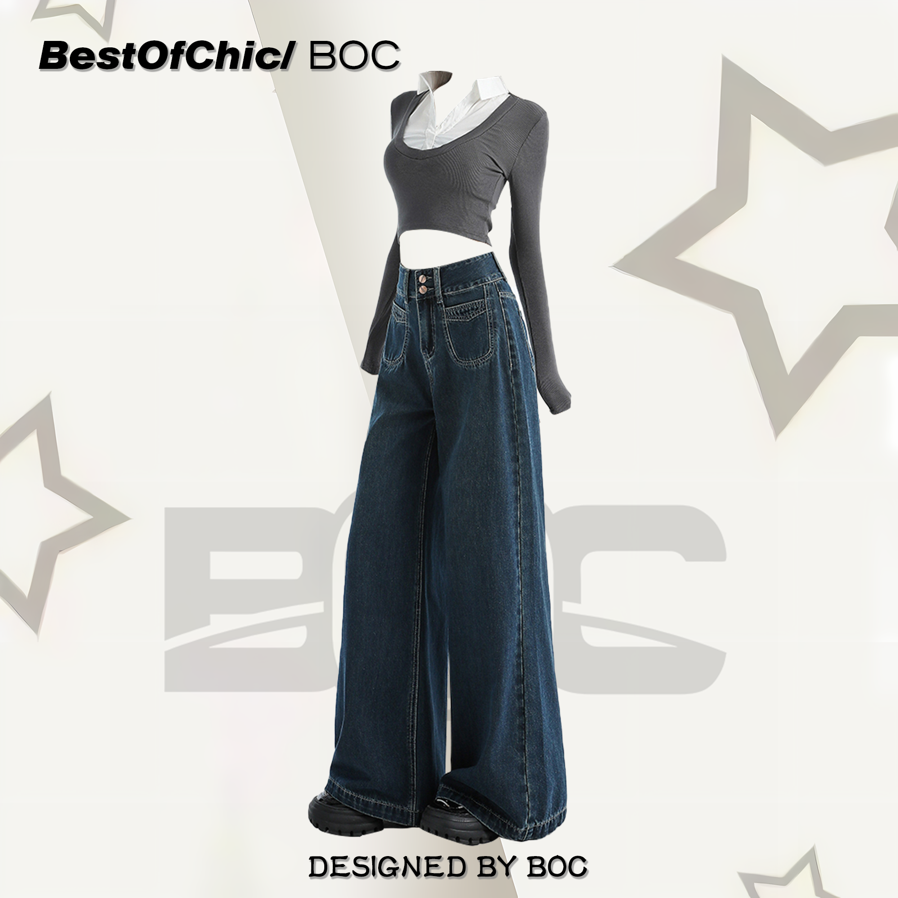 【301-400】编码在这里，气质韩版甜美上衣吊带背心设计感裙裤