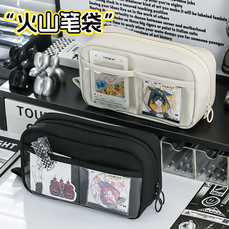 执笔阁五层大容量火山笔袋