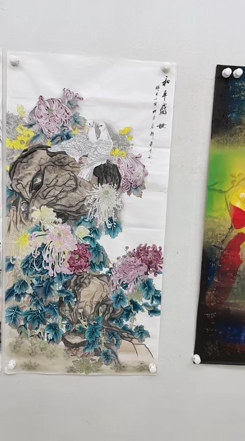 【闪购商品】绘画叱咤双雄 竖版约70*140