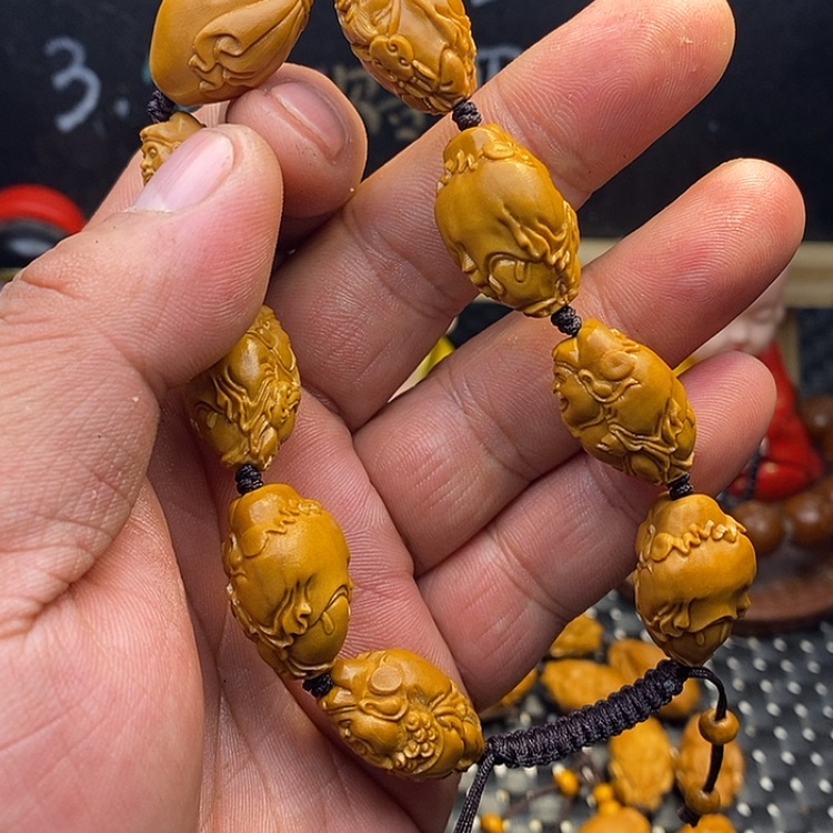 【闪购商品】橄榄核手串八方来财