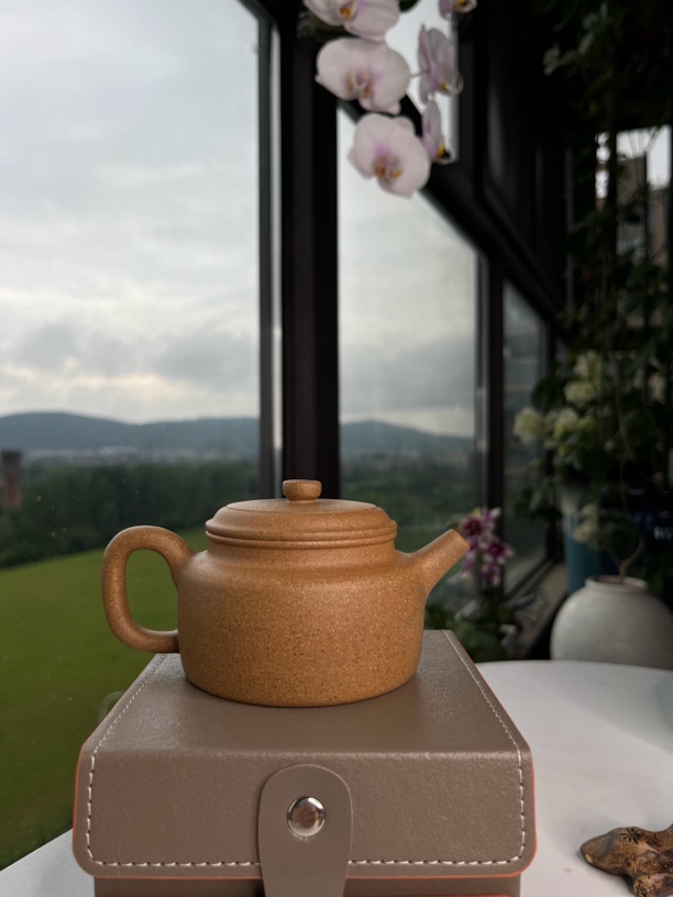 【伴山 黄段德钟】本山原矿黄段德钟紫砂壶200cc精工半手紫砂茶壶