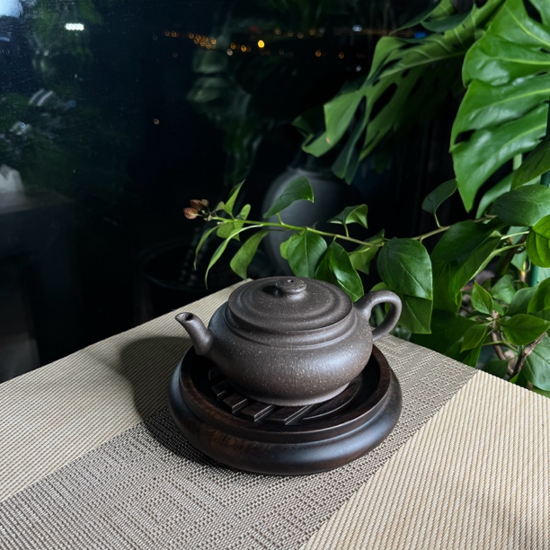 【伴山 月影】约170cc黄龙山原矿天青泥精工半手工月影宜兴紫砂茶壶