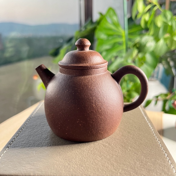 【伴山 明式小品壶】本山原矿大水潭天青精工半手工紫砂茶壶约120cc