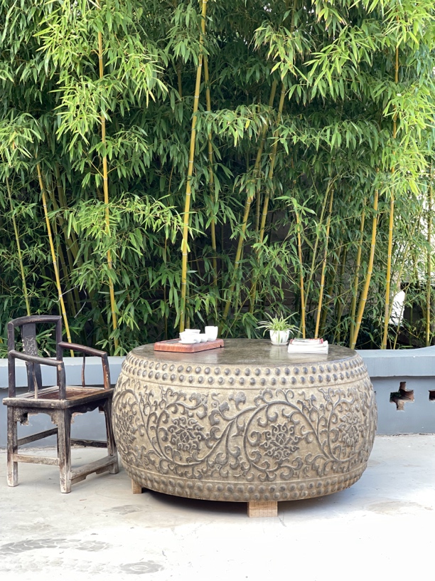 【大气磅礴•石鼓】  直径150，高70，大石鼓