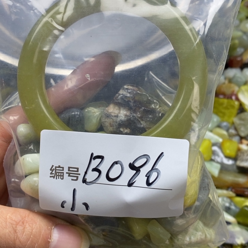 【闪购商品】蛇纹石玉鱼缸石未镶嵌