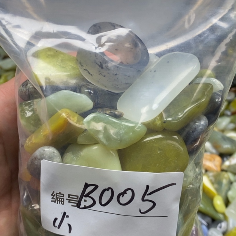 【闪购商品】蛇纹石玉鱼缸石未镶嵌