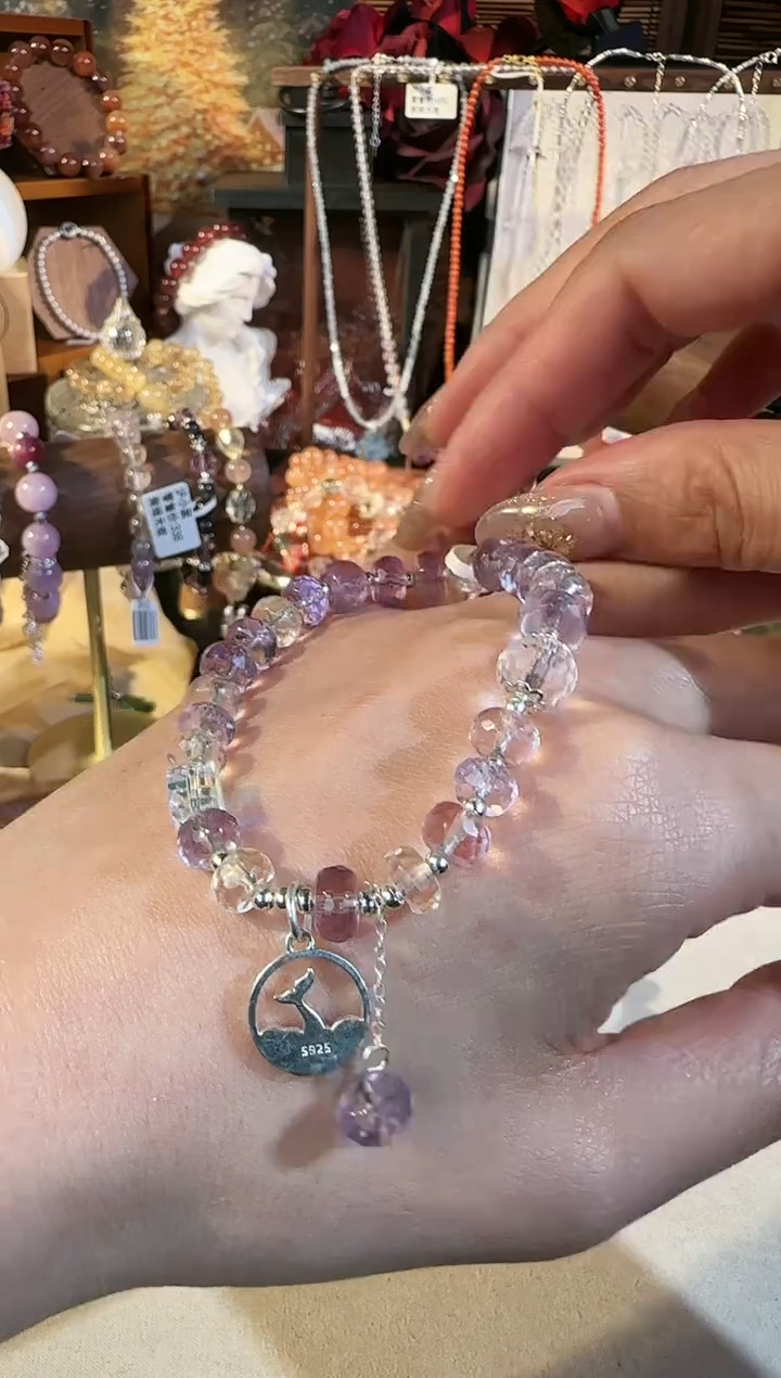 【闪购商品】水晶手链未镶嵌水晶手串