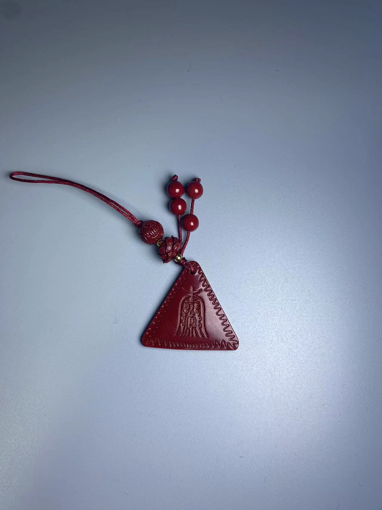 辰砂（处理）沪小囡^朱砂平安福^热卖朱砂挂件