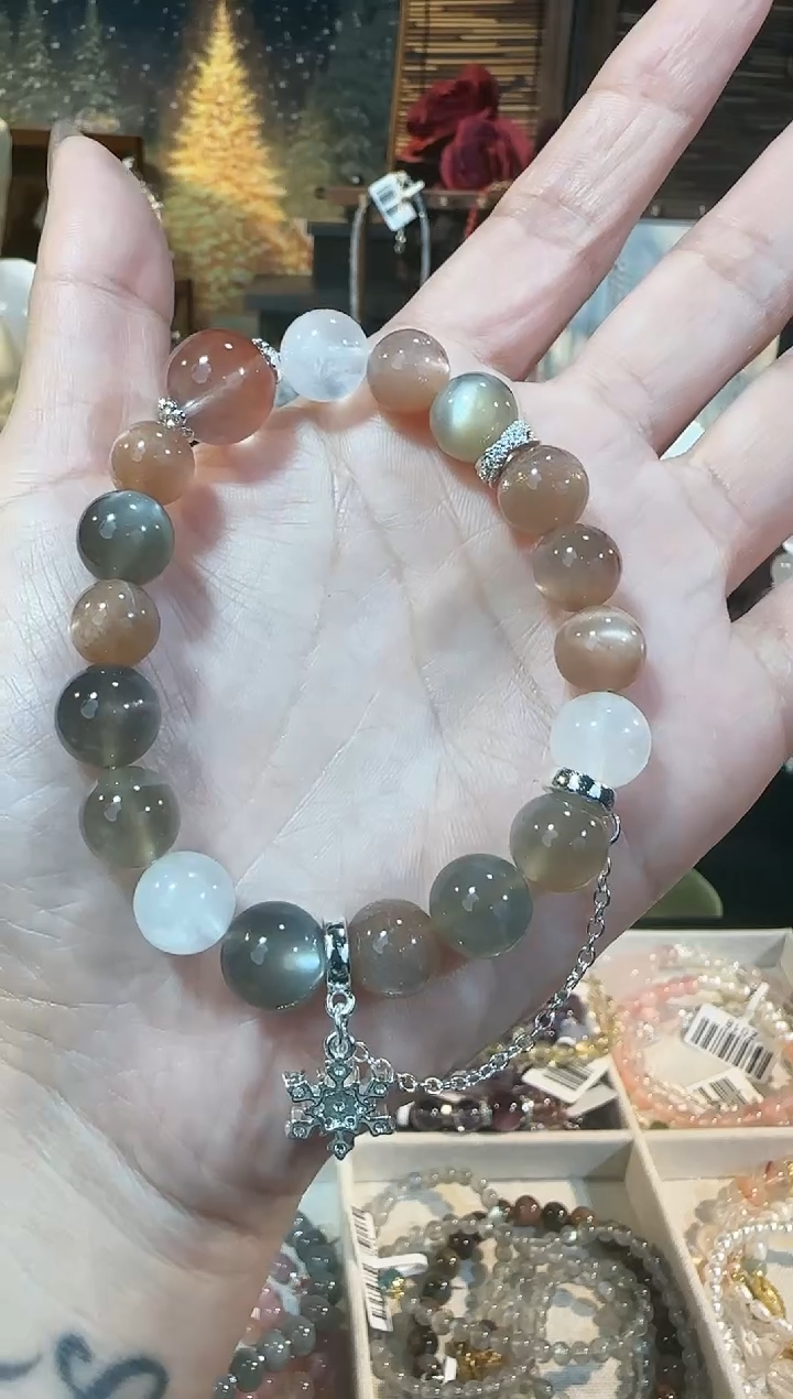 【闪购商品】水晶手串未镶嵌芋泥千层手串