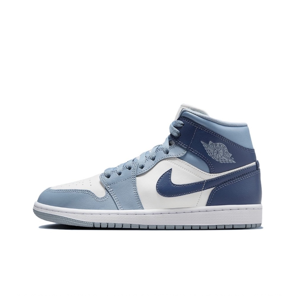【SMAJ】AIR JORDAN 1MID女子中帮复古雾霾蓝休闲板鞋BQ6472140
