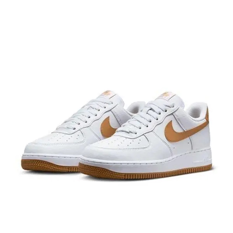NIKE AF1空军一号 低帮女子舒适休闲板鞋 白棕摩卡 DC9486103白色