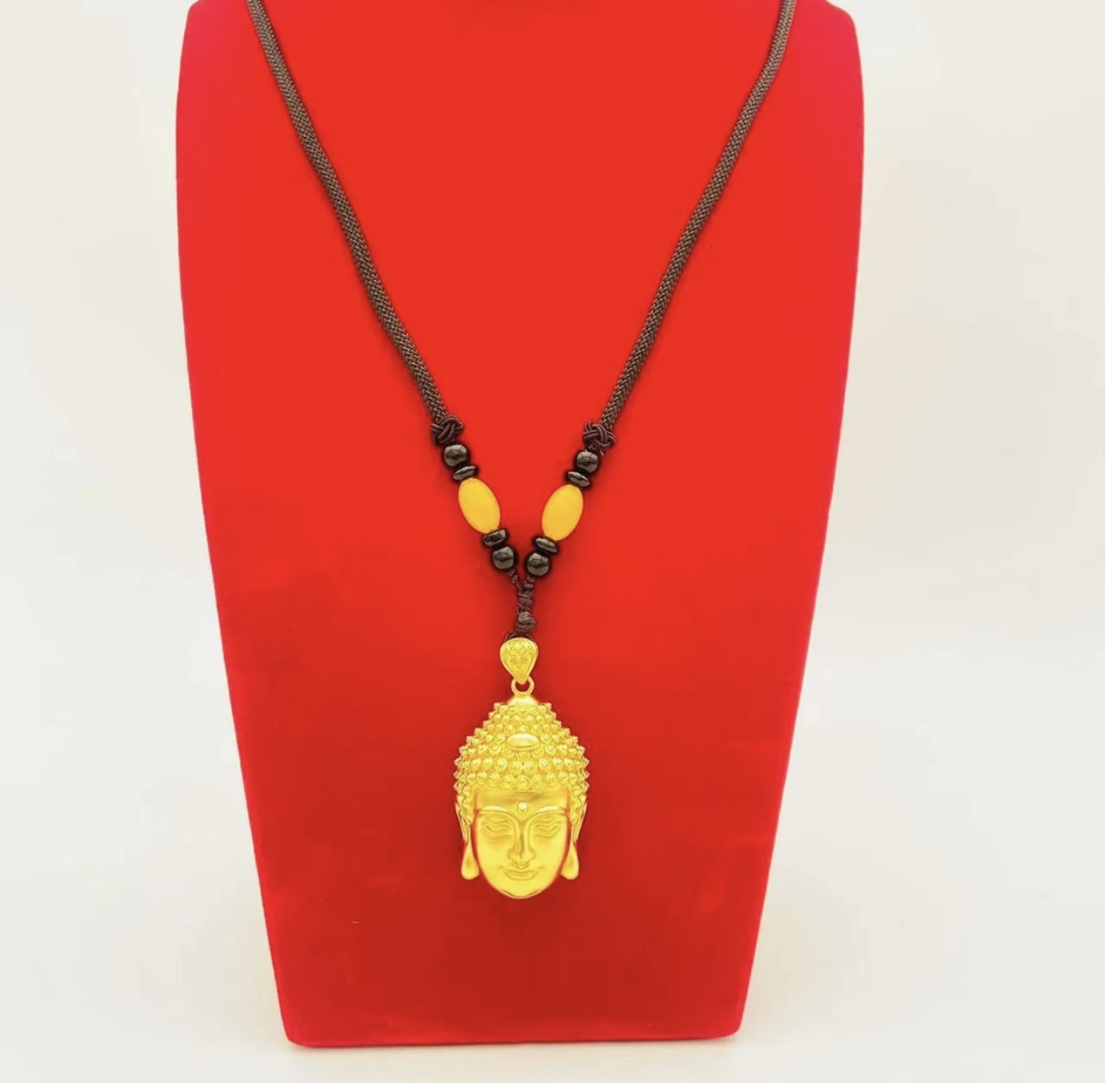 合金合成锆石项链 铜合金项链 精工大佛头项链 自留款