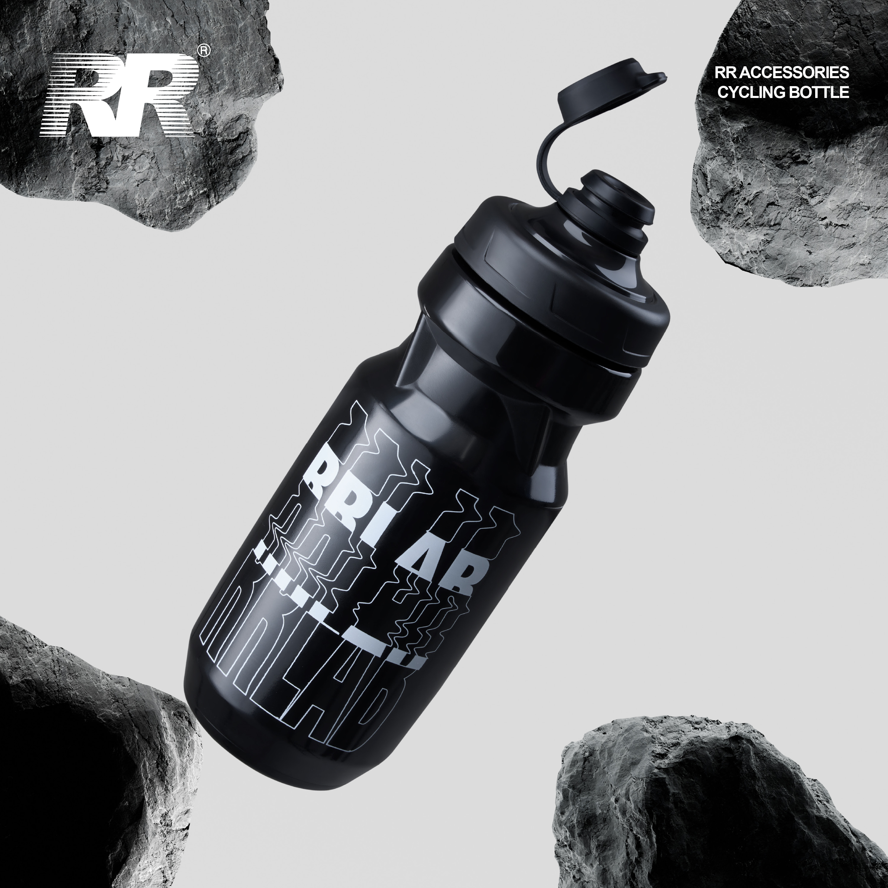 RR新款自行车水壶时尚超大轻便户外运动按压式防漏水水壶