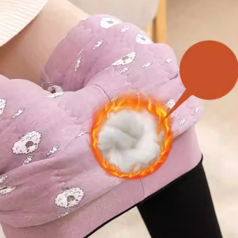 范芙妮打底裤女冬季加绒加厚高腰显瘦东北保暖棉裤外穿暖裤羽绒裤