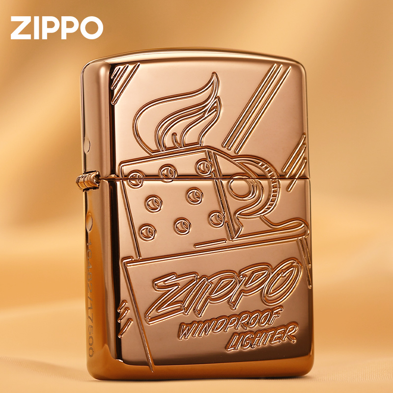 ZIPPO打火机美版斜阳75周年经典防风原装男士高档送礼TC8901TQ
