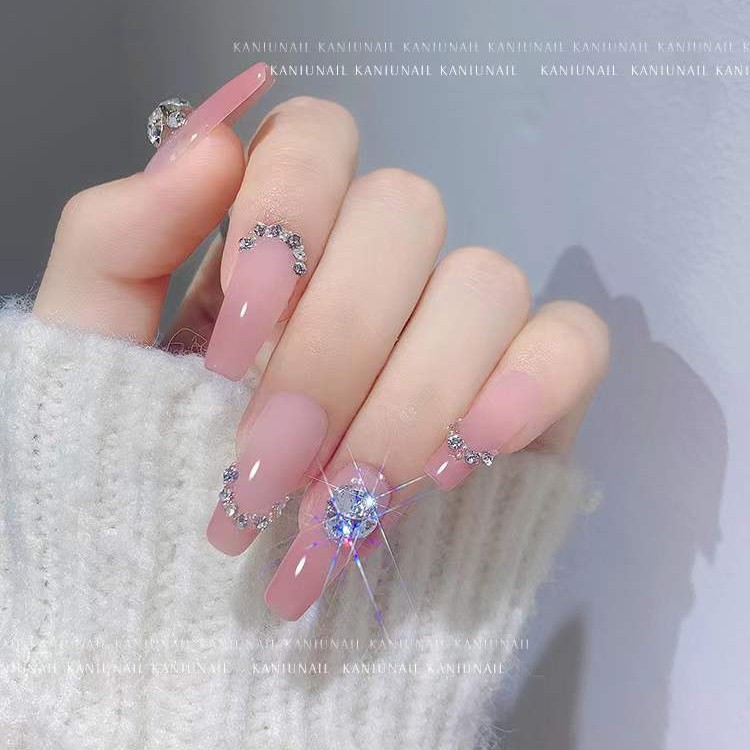 10《八边-千禧玫瑰》美甲饰品锆石-爆闪超闪尖底