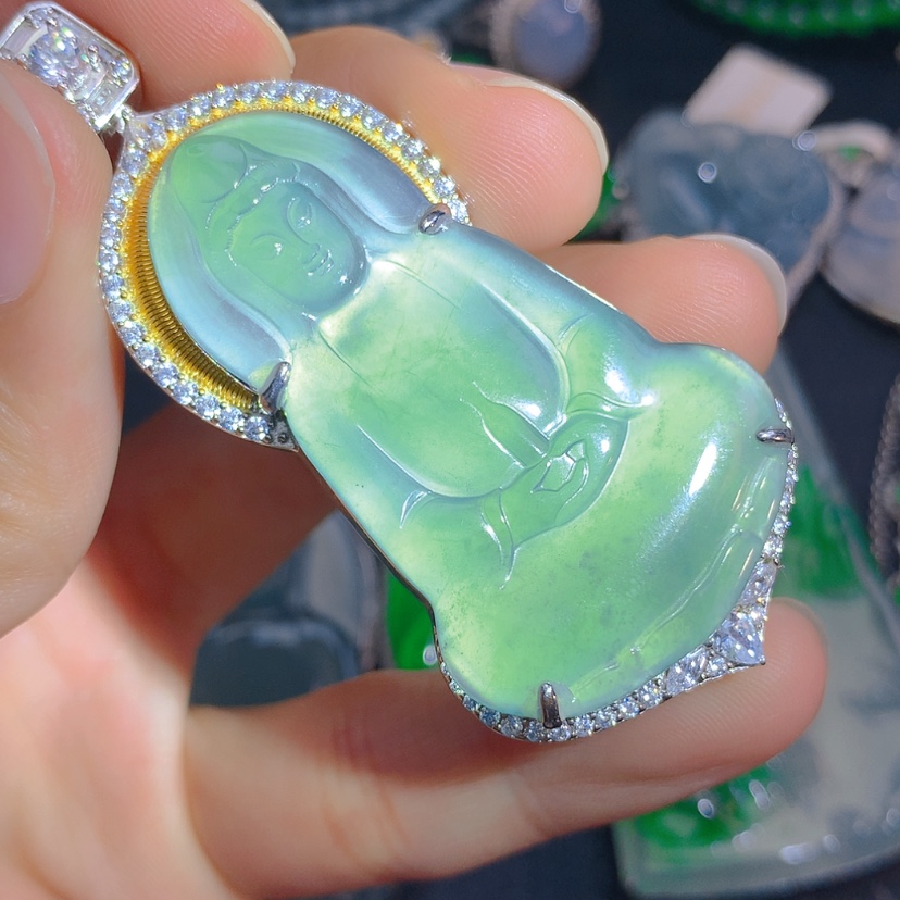 【闪购商品】翡翠颈饰银S925镶嵌