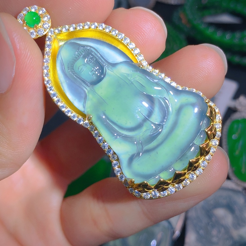 【闪购商品】翡翠颈饰银S925镶嵌