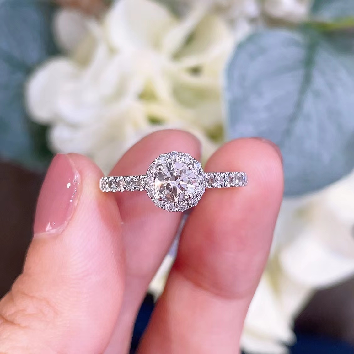 特价 40分摩天轮钻戒 H色SI