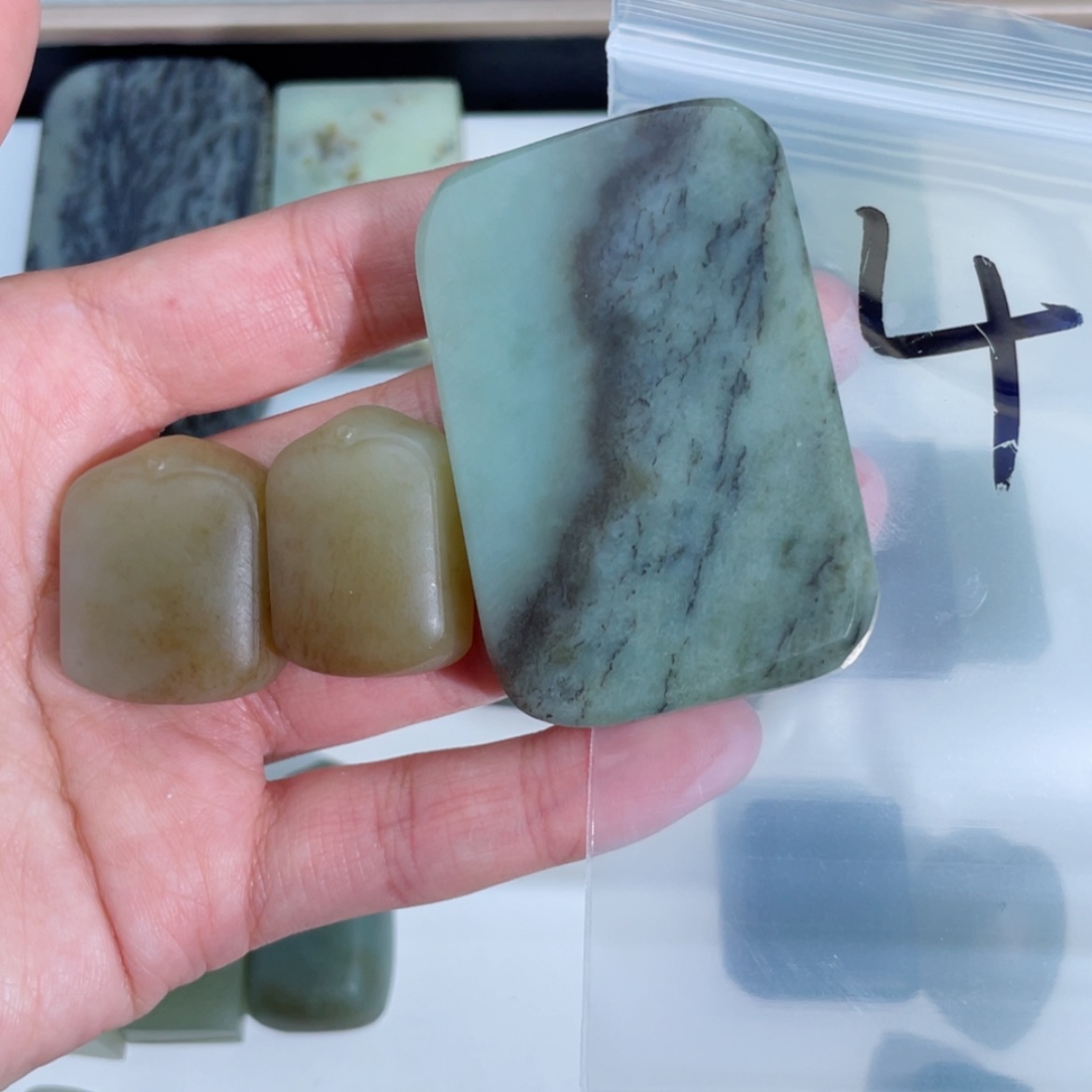 【闪购商品】和田玉（糖玉）随行未镶嵌翠***缘