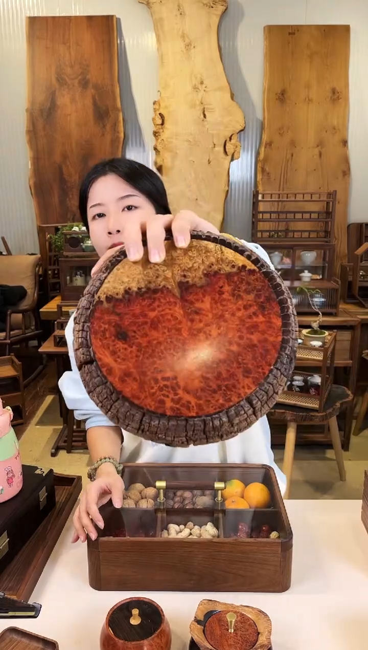 【闪购商品】木（非红木类）缅花底座