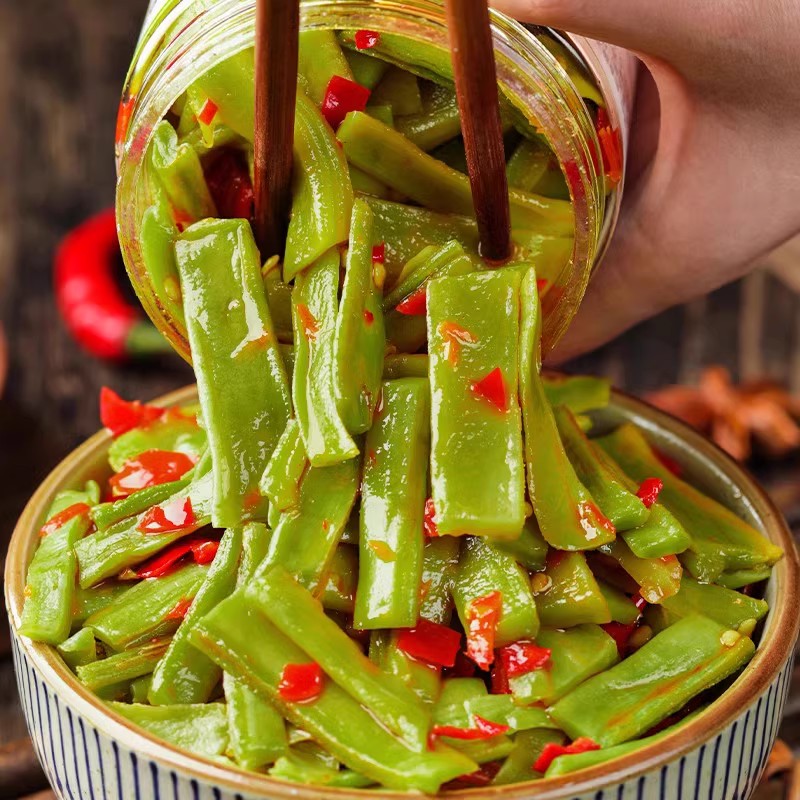 湖南特产贡菜下饭菜开味即食香辣椒酱菜咸菜拌面泡菜凉拌小吃响菜