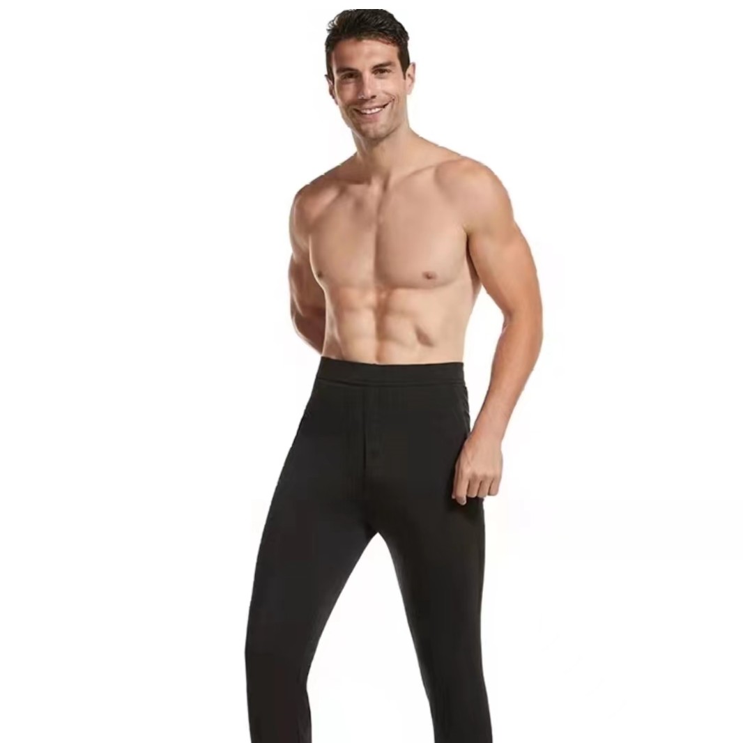 （薄款）绒锦祥男士绵羊毛棉裤正品内穿秋冬修身防寒冬季男款（合纱）