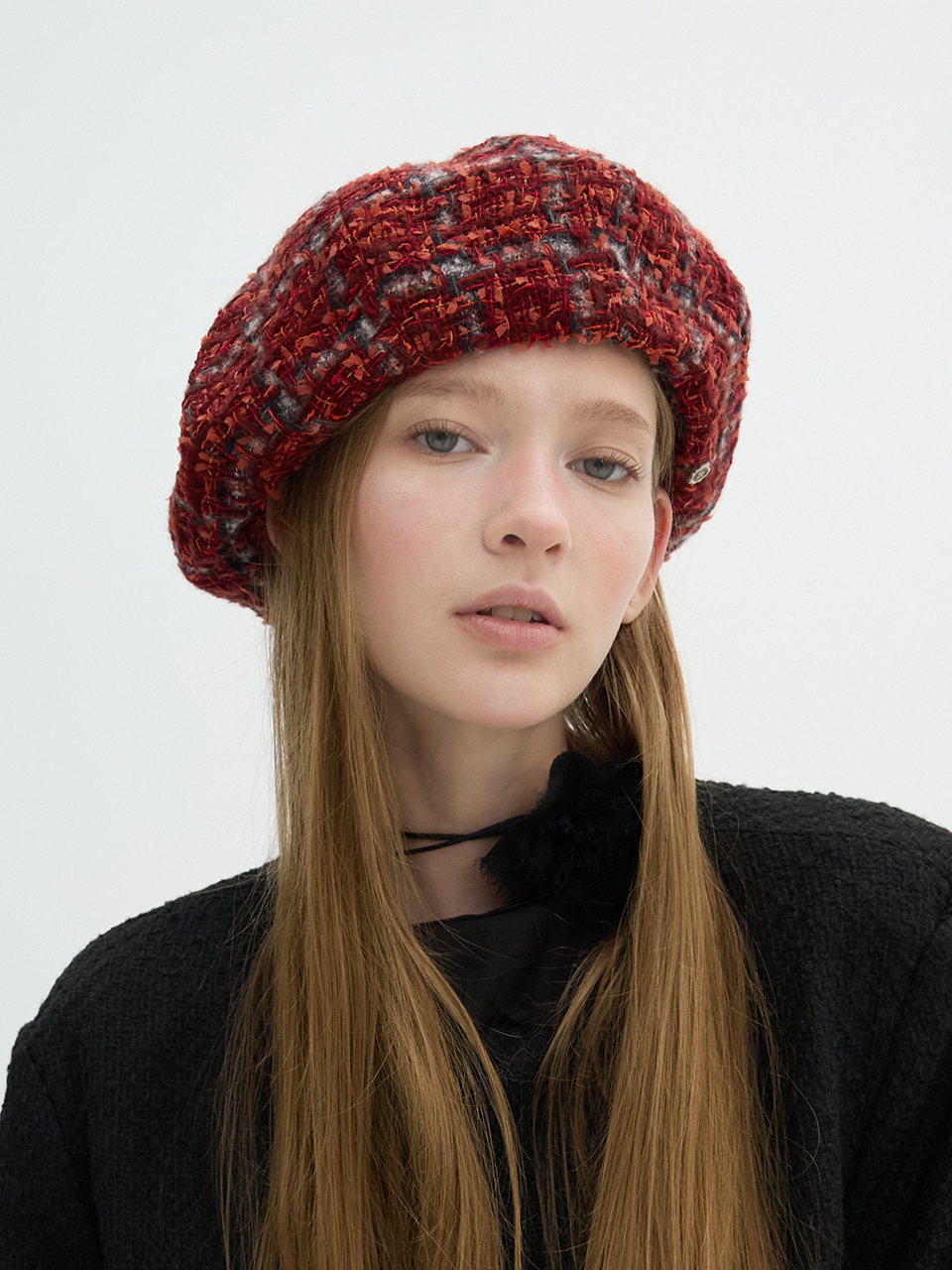 【设计师品牌】BrownHat 复古红格贝雷帽