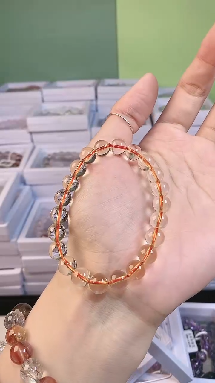 【闪购商品】水晶手链未镶嵌黄水素圈