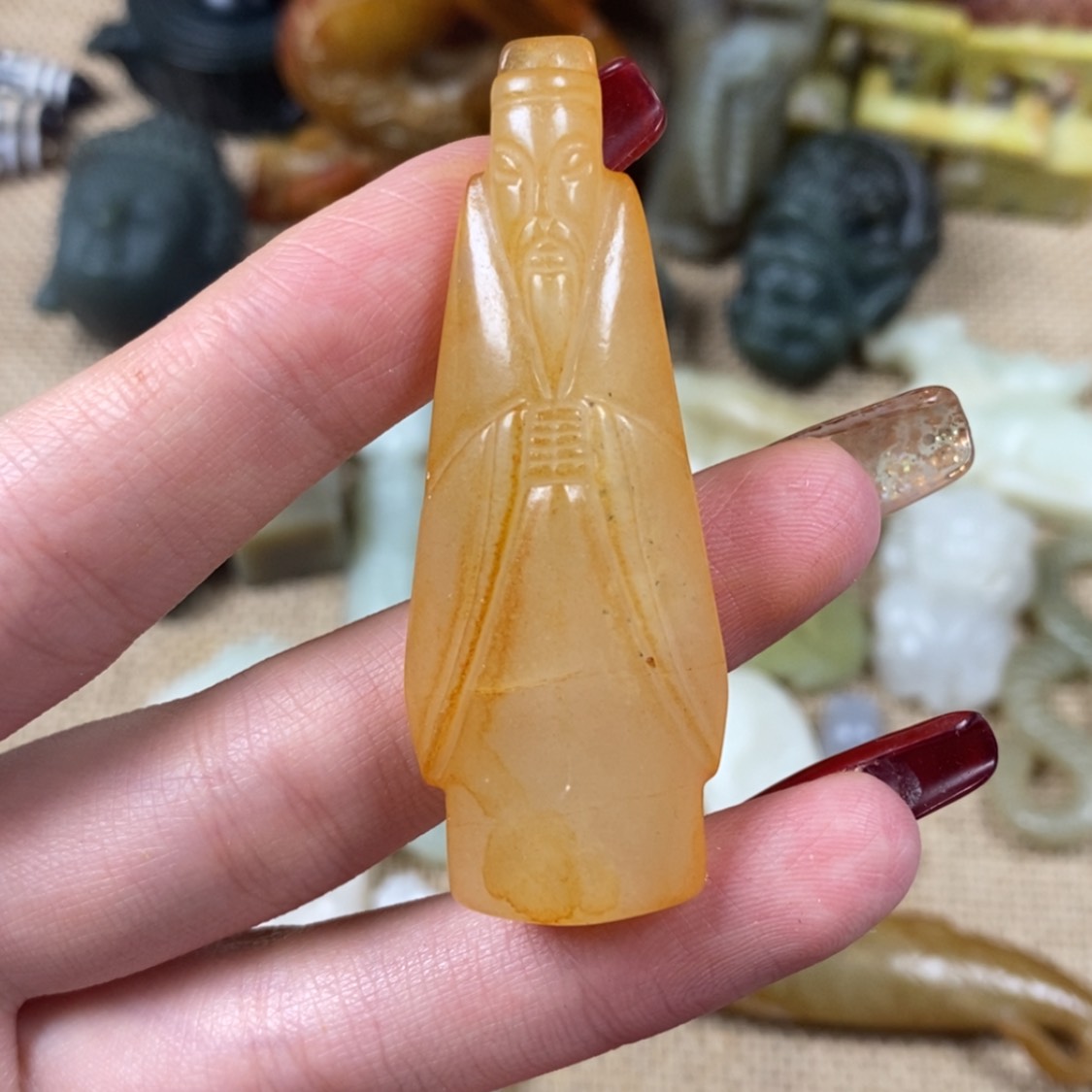 【闪购商品】白玉菩提吊坠228
