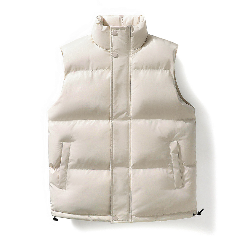 秋冬季韩版马甲男女潮流立领棉服修身bf加厚坎肩背