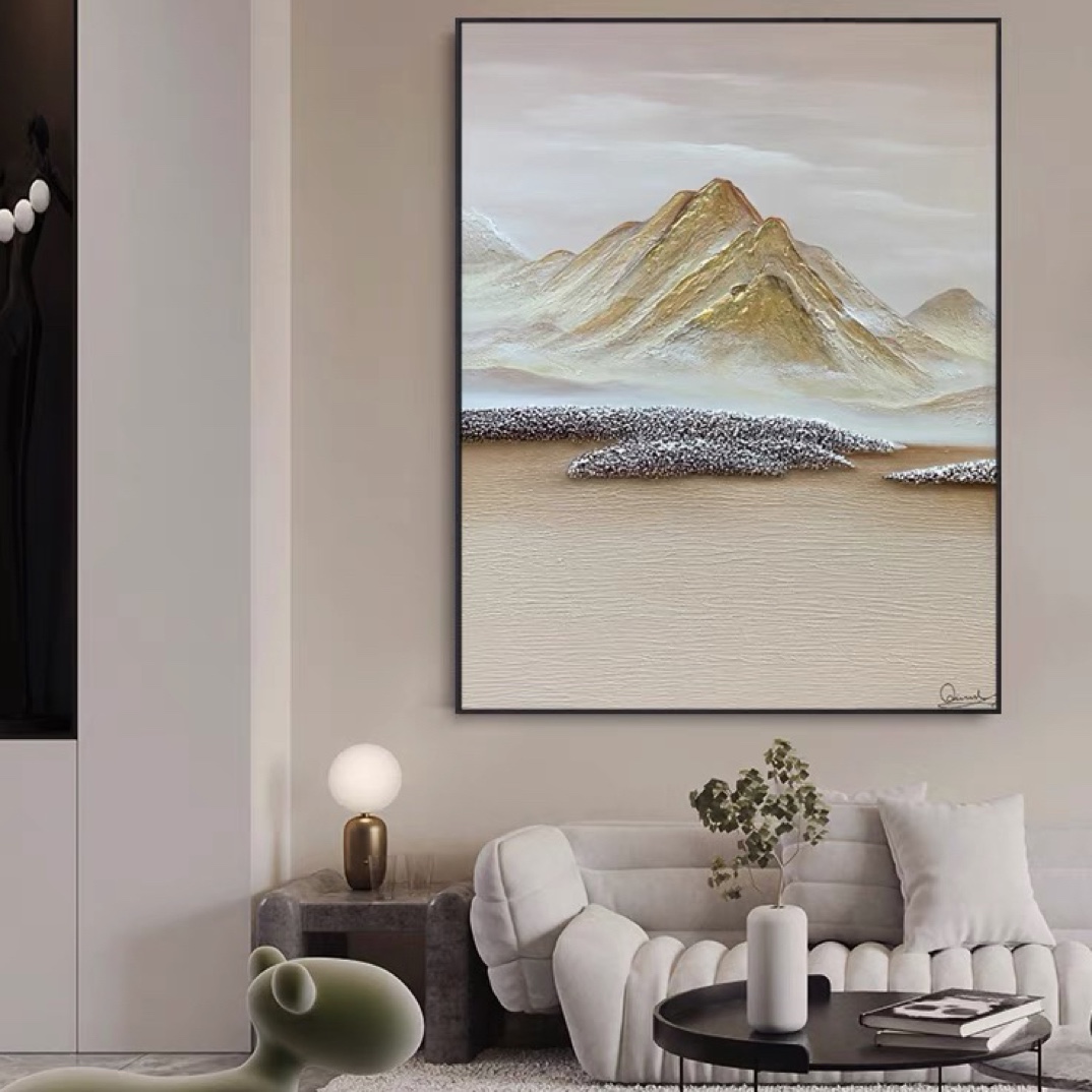 『日照金山』经典画室老师原创油画