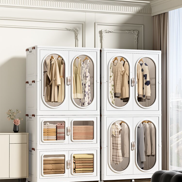 成人大衣柜大容量简易组装衣物收纳柜衣橱整理塑料家用收纳储物柜