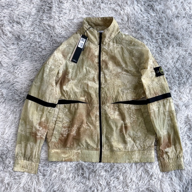 【4折特价】 Stone Island石头岛尼龙薄夹克 黄迷彩色 24新款