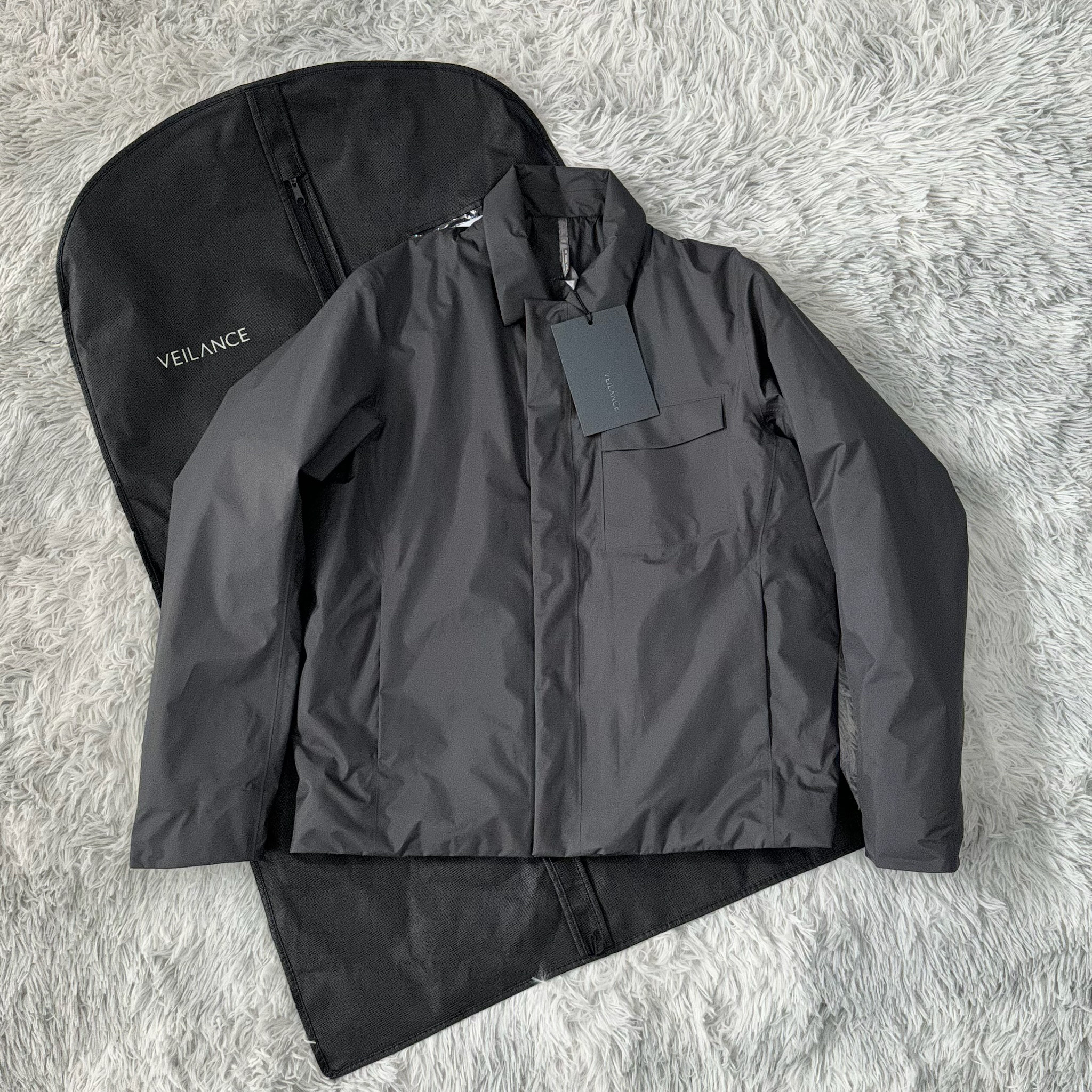 现货Arcteryx Veilance始祖鸟商鸟Spere Insulated棉服夹克 灰色