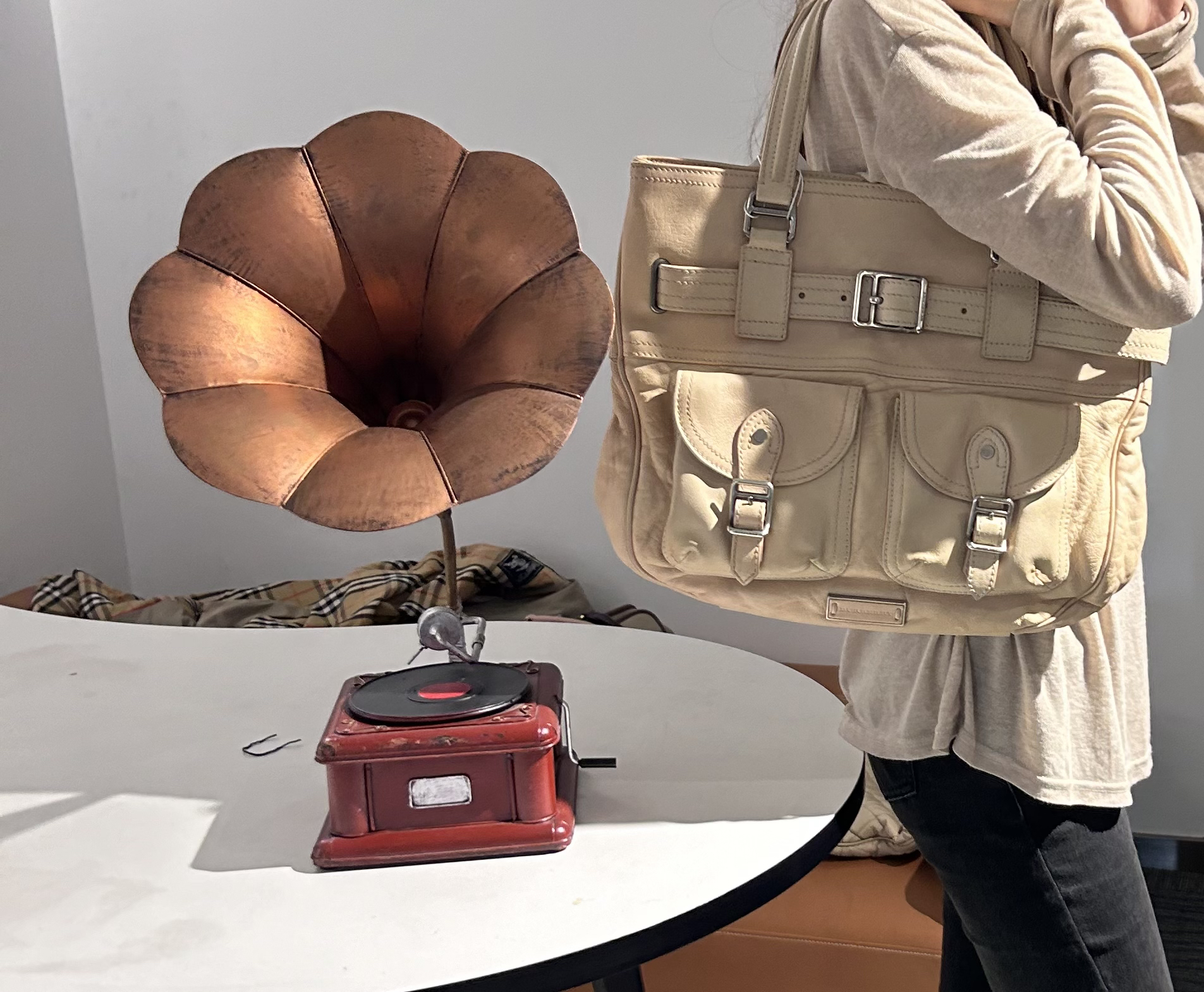 95新 BURBERRY/博柏利 博柏利斜挎包/4619331