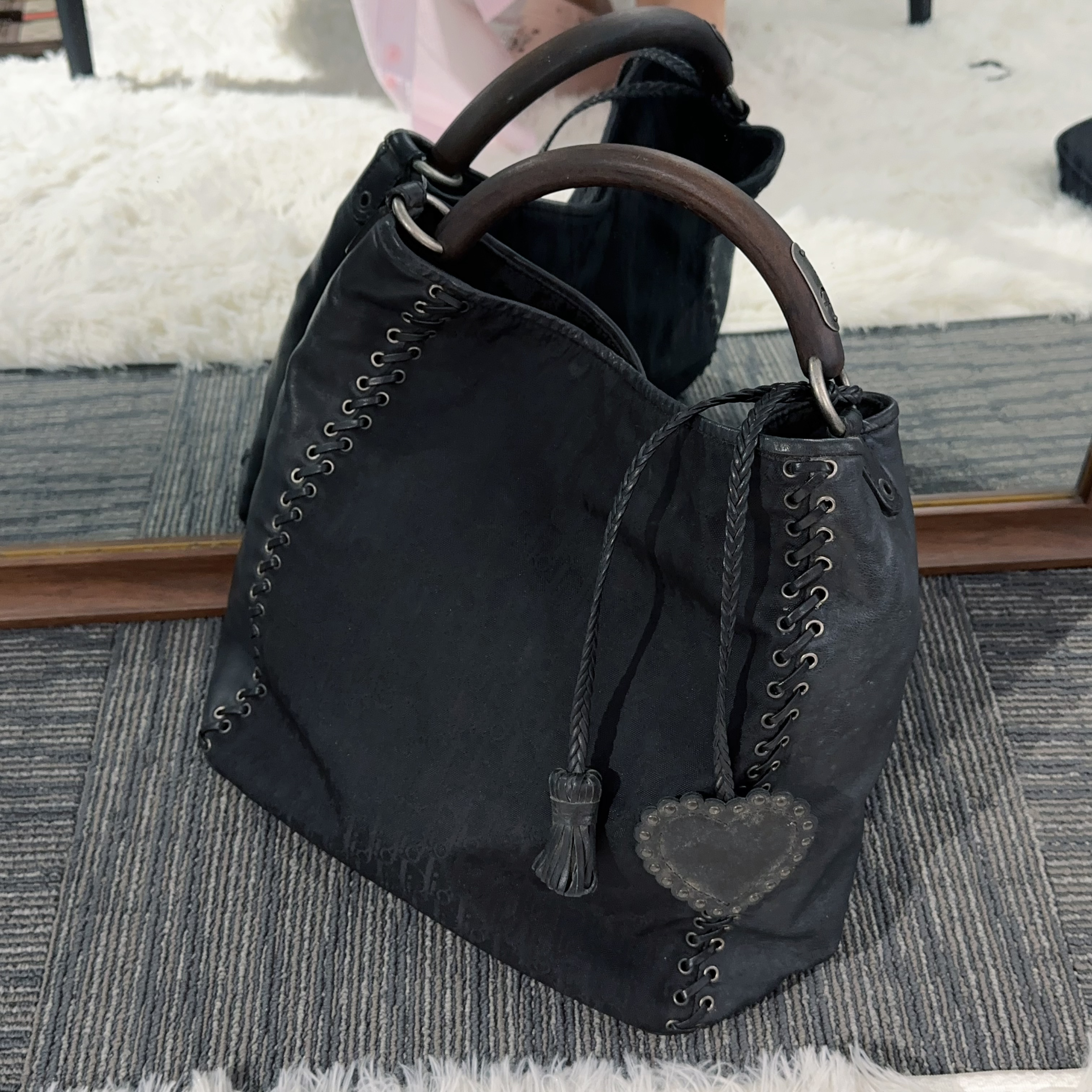 95新 DIOR/迪奥 聪聪/Dior竹节腋下包