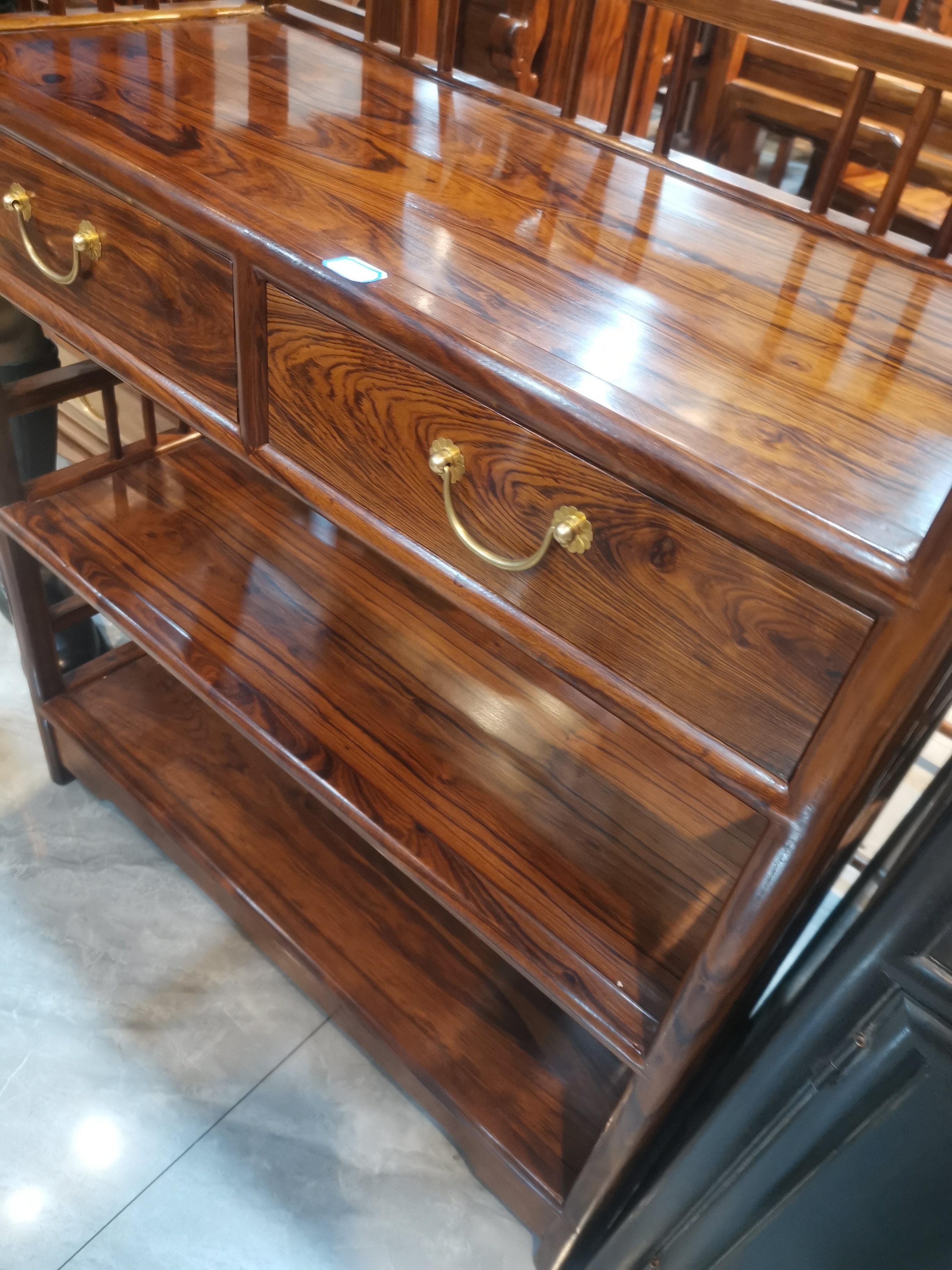 2螺穗木艺一物一拍餐边柜