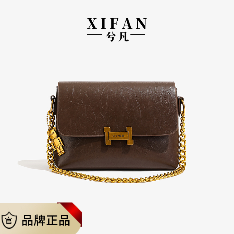 894时尚百搭女士小众潮流单肩小方包肩包秋冬（宽24高17厚8）