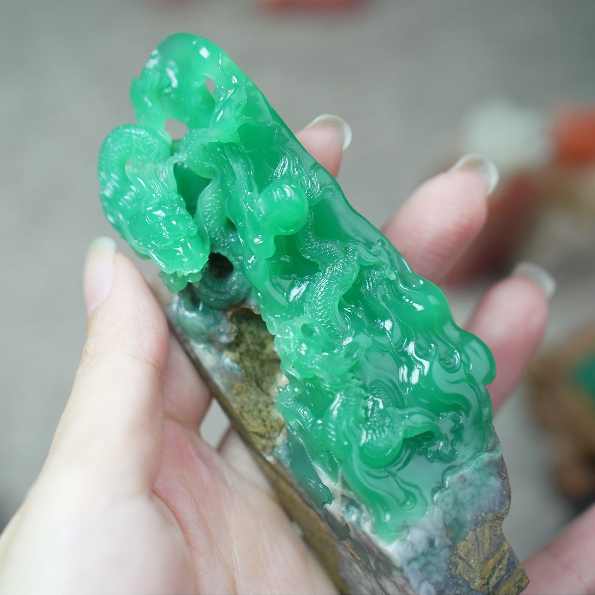 四川雅安绿白水河（以直播为准）精品石料