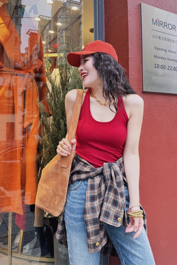 MIRROR （涛姐精选）四季万能搭不用穿内内挂脖吊带