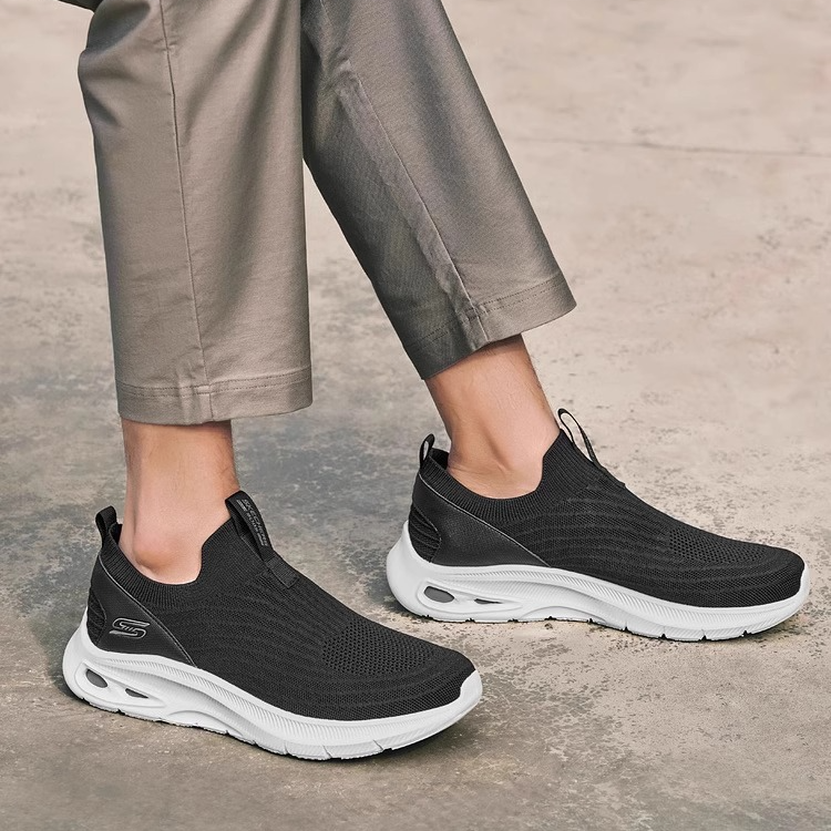 Skechers斯凯奇绑带运动休闲鞋圆头厚底懒人鞋118076/117440 DB