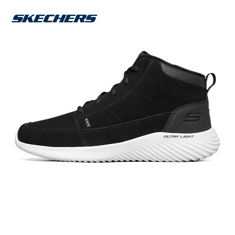 Skechers斯凯奇男保暖加绒舒适时尚百搭高帮户外运动休闲鞋666160