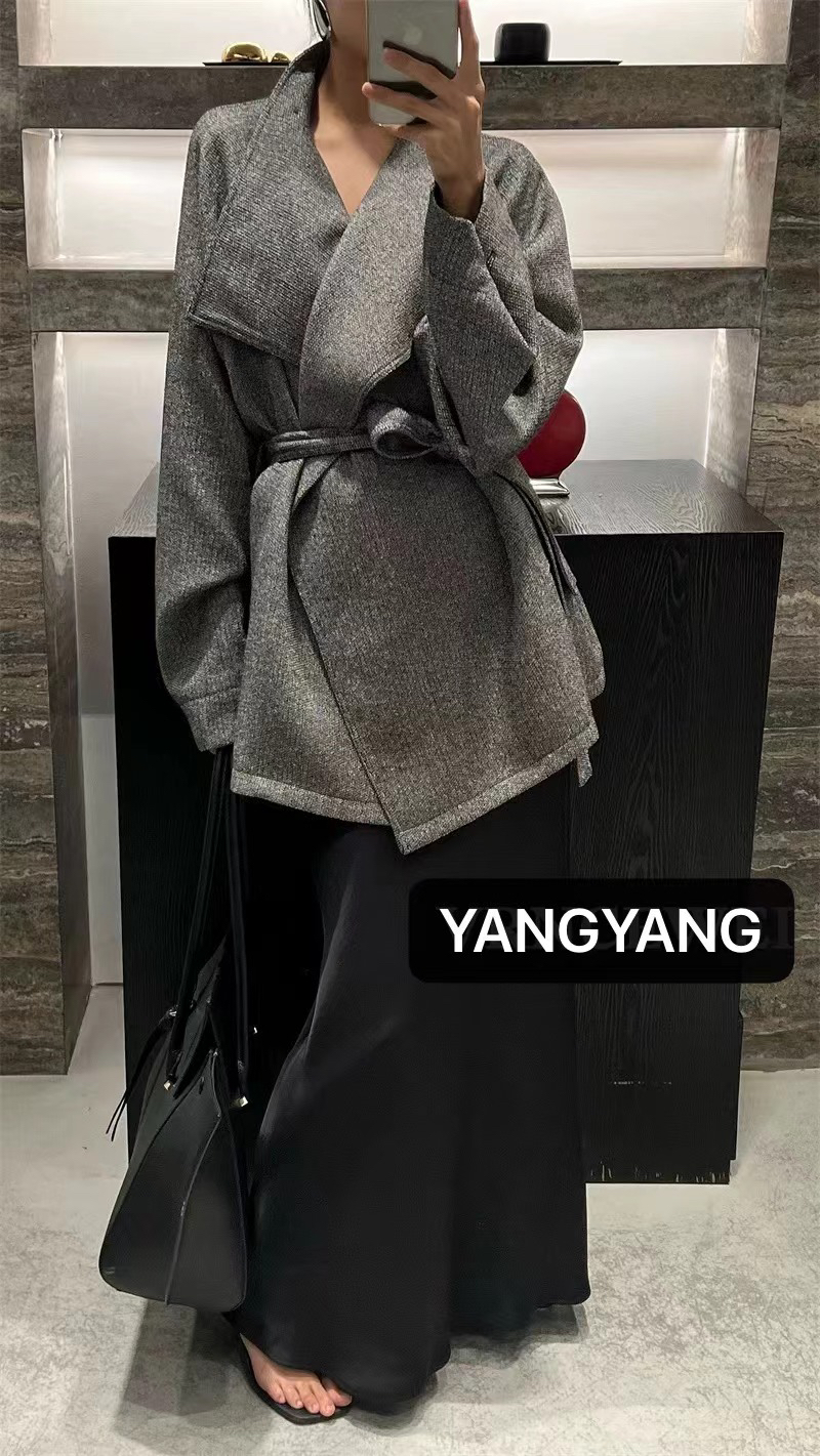 西装外套女气质名媛高级感系带法式上衣