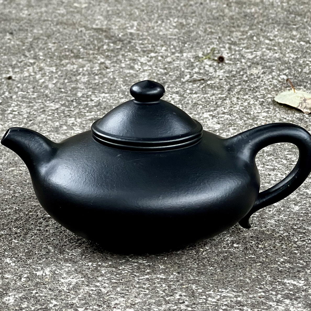 景舟款笠帽壶紫砂壶，紫泥焐灰，全手工制作，师徒合作款！纯手工茶壶