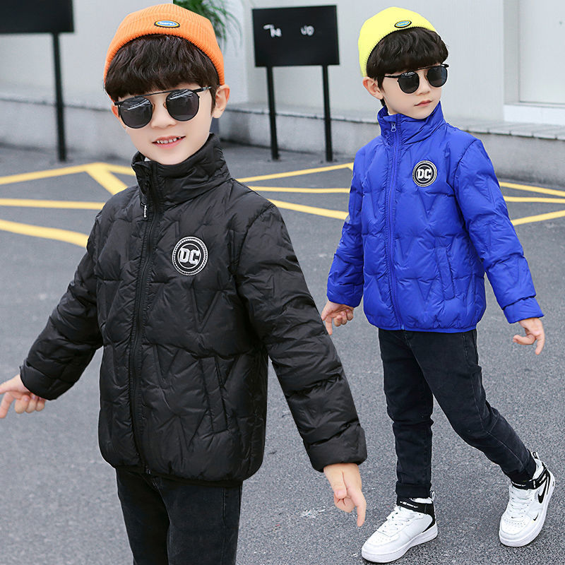 新品巴拉巴拉男童儿童轻薄羽绒服服秋冬2023新款中大童冬装男孩短